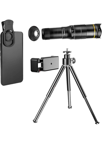 12X Pro Max Balık Gözü Lensli Telefonlar Için 32X Telefon Lensli Taşınabilir Kamera Makro Zoom Lensleri (Yurt Dışından)