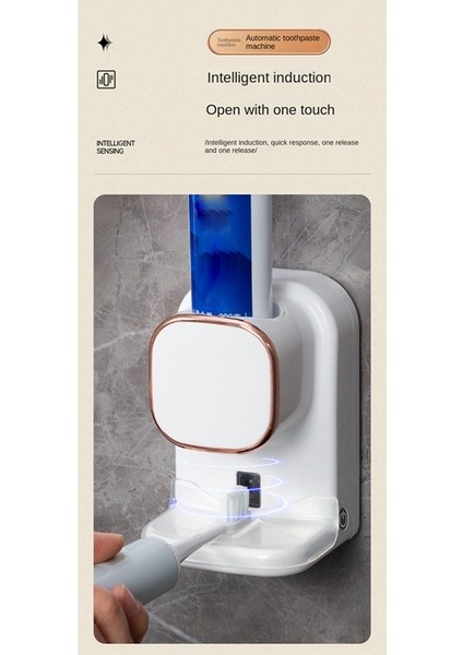 Elektrikli Diş Macunu Dispenseri, Sensörlü Otomatik Diş Macunu Sıkacağı, Duvara Monte Banyo Diş Macunu Pompası Yeşil (Yurt Dışından) modelleri