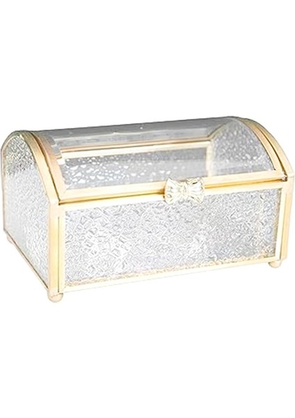 Hazine Sandığı Kutusu Cam Mücevher Kutuları Mücevher Düzenleyici Altın Gözlük Kutusu Saklama Kutusu Yüzük Küpe Küçük (Yurt Dışından) fırsatları