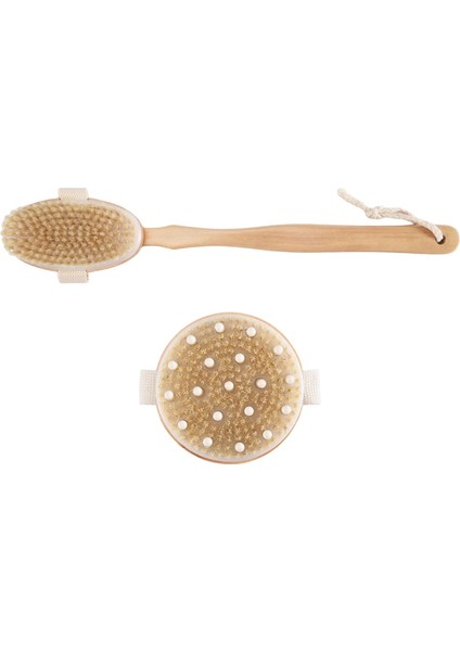 2'li Kuru Fırçalama Vücut Fırçası Seti, Kuru Cilt Peeling Fırçası, Duş Için Saplı Sırt Fırçası, Selülit Için Kuru Fırça (Yurt Dışından) modelleri