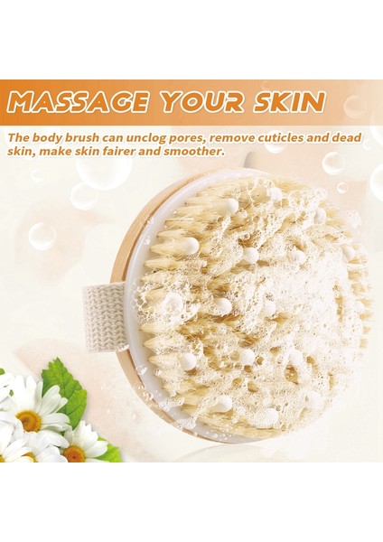 2'li Kuru Fırçalama Vücut Fırçası Seti, Kuru Cilt Peeling Fırçası, Duş Için Saplı Sırt Fırçası, Selülit Için Kuru Fırça (Yurt Dışından) indirimleri