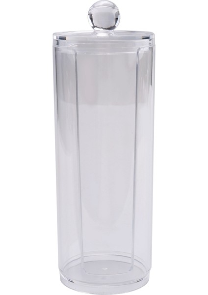 Makyaj Kutusu Pamuk Pedleri Yuvarlak Dağıtıcı Kapaklı Şeffaf Akrilik Dağıtıcı Pamuk (Yurt Dışından) fırsatları