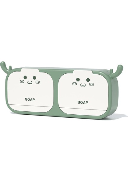 Sabunluk Kolay Boşaltılan Duvara Monte Sabunluk Tutucu Sevimli Geyik Boynuzu Şeklinde Kusursuz Sondaj Gerektirmeyen Kurulum Düzenleyici (Yurt Dışından)