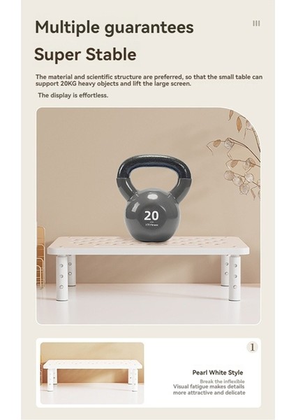 Ayarlanabilir Masaüstü Monitör Standı - Ofis, Stüdyo, Çalışma Odası ve Öğrenciler Için Ekran Rafı Tutucu Siyah (Yurt Dışından) fiyatları