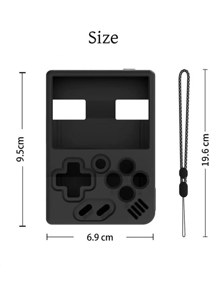 Mini Silikon Koruyucu Kılıf Için Taşınabilir Darbeye Dayanıklı Mini V4 Oyun Konsolu Kılıfı Kabuk Aksesuarları Hediyeler (Yurt Dışından) modelleri