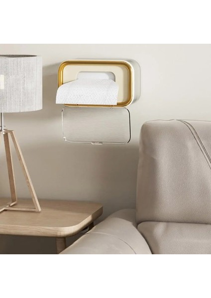 Duvara Monte Islak Mendil Tutucu Kapasiteli Duvara Monte Islak Mendil Dispenser Kutusu Easyopen Yaylı Plaka Çok Fonksiyonlu B (Yurt Dışından) fiyatları