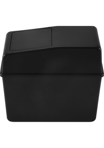 Kapaklı Araba Çöp Kutusu Araç Çöp Kutusu Düzenleyici Büyük Çöp Kovası Araba, Ev Araba Iç Mekan Siyah (Yurt Dışından)