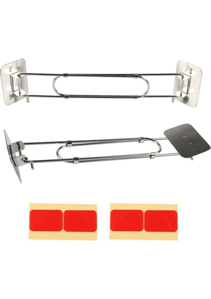 Karavan Duş Köşe Saklama Barı Ayarlanabilir Paslanmaz Çelik Karavan Köşe Saklama Barı Römork Içi Banyo Aksesuarları 2'li Paket (Yurt Dışından) fiyatları