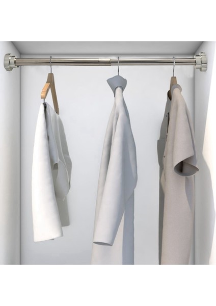 Uzatılabilir Çamaşır Kurutma Çubuğu Paslanmaz Çelik Duş Perdesi Çubuğu Banyo Için Geri Çekilebilir Yaylı Gergi Çubuğu 40-55 cm (Yurt Dışından) modelleri