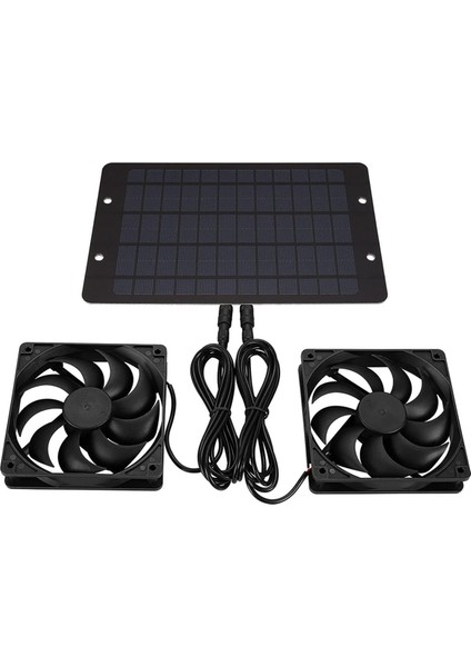 12V Güneş Enerjili Egzoz Fanı Güneş Enerjili Havalandırma Fanı Güneş Paneli ile Çalışan Fan Tavan Arası Köpek Tavuk Evi Sera Fanı Için Güneş Enerjili Fan (Yurt Dışından)