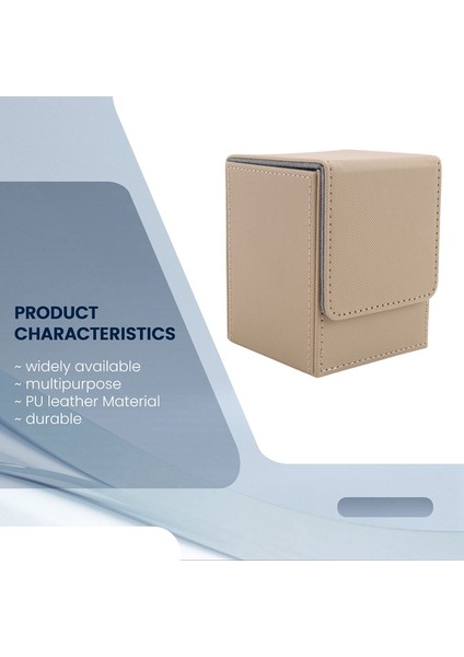 Yugioh Klasörleri Için Kart Kutusu Deste Kutusu Kılıflı Kart Deste Oyun Kutusu: 100+, Kum Rengi (Yurt Dışından) modelleri