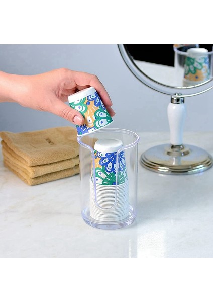 Tek Kullanımlık Kağıt Bardaklar Için Akrilik Banyo Bardak Dağıtıcısı, Banyo Misafir Odası Tezgahı Için Ağız Gargarası Bardakları Tutucu (Yurt Dışından) fırsatları