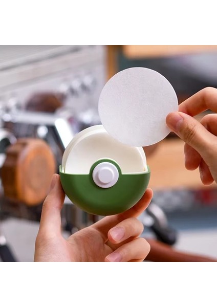 51-58 mm Için Evrensel Kahve Filtre Kağıdı Saklama Kutusu, Yuvarlak Filtre Kağıdı Düzenleyici, Tozsuz Kahve Su Ağı Tutucu A (Yurt Dışından) modelleri