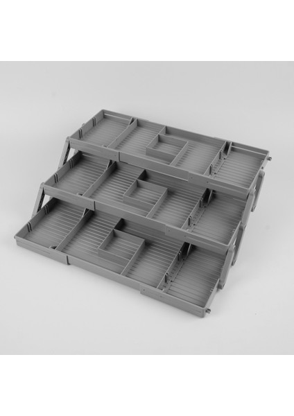 Katlanır Çekmece Düzenleyici Tepsi - Küpeler, Ofis, Banyo ve Mutfak Aksesuarları Için Katlanır Mücevher Saklama Alanı (Yurt Dışından) fırsatları