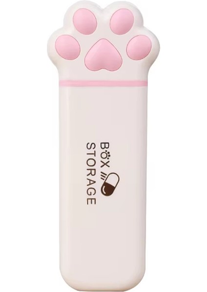 Mini Kedi Saklama Kutusu - Taşınabilir, Çok Işlevli Üç Izgaralı Düzenleyici Mücevher ve Küçük Eşyalar Için Açık Pembe (Yurt Dışından)