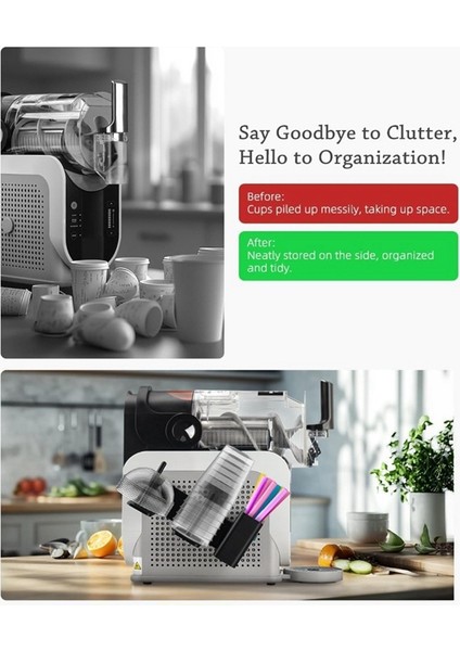 Slushie Makinesi FS301 ve FS300 Için Bardak Düzenleyici Bardak Kapakları ve Pipet Aksesuarları Için Yan Monteli Tutucu (Yurt Dışından) indirimleri