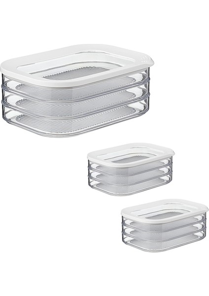 3 Katlı Et Parçaları Saklama Kutusu 1,6 L Hava Geçirmez Kapaklı Bulaşık Makinesinde Yıkanabilir 3 Katlı Sebzelik (Yurt Dışından) fiyatları