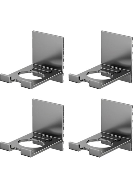 4 Adet Şişe Askı Kancası Rafı Duvara Monte Şampuan Şişesi Rafı Yapışkanlı Sabun Duş Jeli Dağıtıcısı Ayarlanabilir (Yurt Dışından)