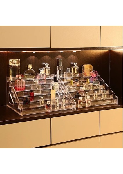 Çok Katmanlı Merdiven Raf Depolama Rafı Kozmetik Ruj Sergileme Rafı Şeffaf Depolama Kutusu (Yurt Dışından) fırsatları