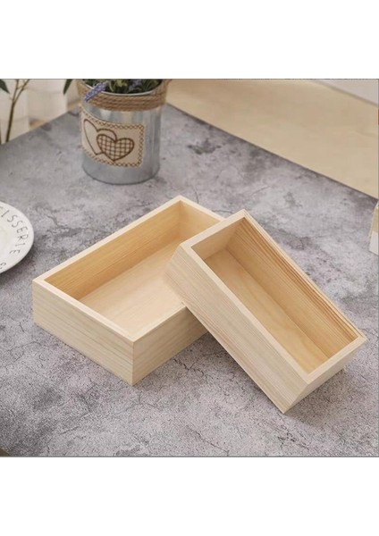 Ahşap Saklama Kutusu - Ev ve Ofis Için Çok Yönlü ve Şık Düzenleyici - ve Çevre Dostu Tasarım (Yurt Dışından) indirimleri
