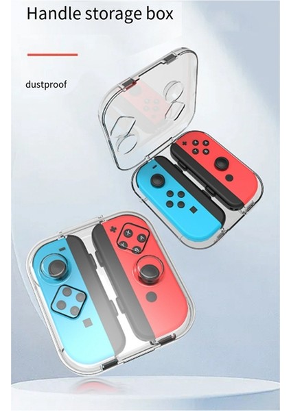 Switch/oled Joy-Cons Için Şeffaf Saklama Kutusu, Toz Geçirmez, Yüksek Geçirgenlikli, Sap Saklama Kutusu, Siyah (Yurt Dışından) fırsatları