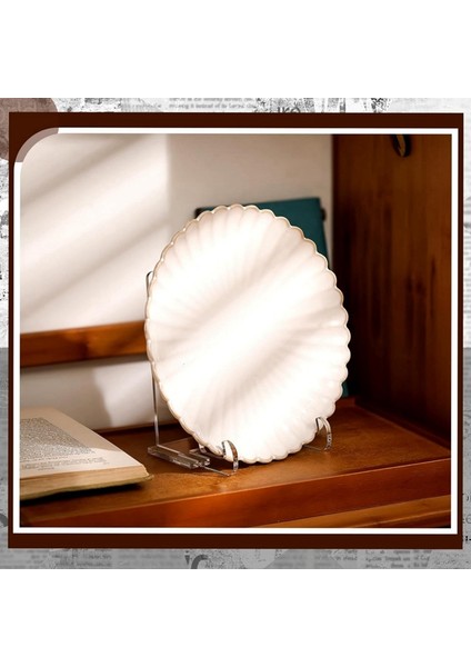 Sergileme Için Tabak Standları, Şeffaf Akrilik Kare Tutucu Standı Masa Üstü Resim Çerçevesi Standı Şövale Kitap, Fotoğraf 2'li Paket (Yurt Dışından) modelleri