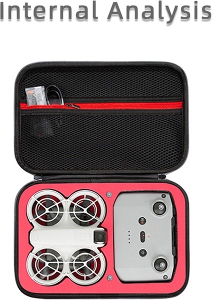 Neo Saklama Kutusu Taşınabilir El Çantası Saklama Kutusu Neo Drone Aksesuarları Kırmızı Astar (Yurt Dışından) fırsatları