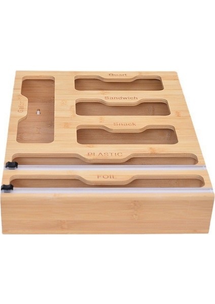 6'sı 1 Arada Fermuarlı Çanta Düzenleyici Çanta Tutucu Folyo Düzenleyici Çekmece Için Saklama, Yemek Hazırlama, Seyahat Kiler Düzenlemesi (Yurt Dışından) modelleri