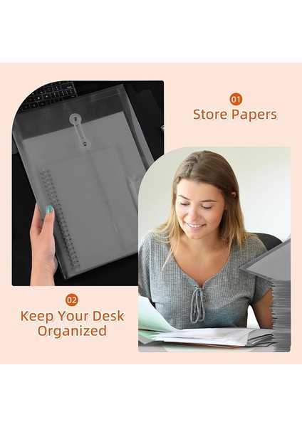 12 Parça Plastik Belge Dosya Klasörleri, Çıtçıtlı ve Bağlamalı A4 Plastik Zarf Klasörleri, Okul ve Ev Için (Yurt Dışından) modelleri