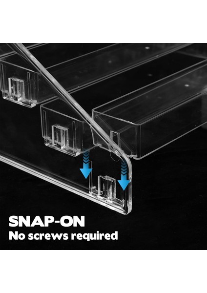 Boya Fırçası Tutuculu 2 Adet Şeffaf Boya Saklama Kutusu, 7 El Sanatları Boya Saklama Rafı, Boya Saklama Için Minyatür Boya Rafı (Yurt Dışından) fırsatları