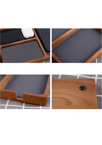 Gözlük, Cep Telefonu, Çeşitli Eşyalar Için Bölmeli Ahşap Masaüstü Saklama Düzenleme Kutusu Masif Ahşap Saklama Kutusu (Yurt Dışından) indirimleri