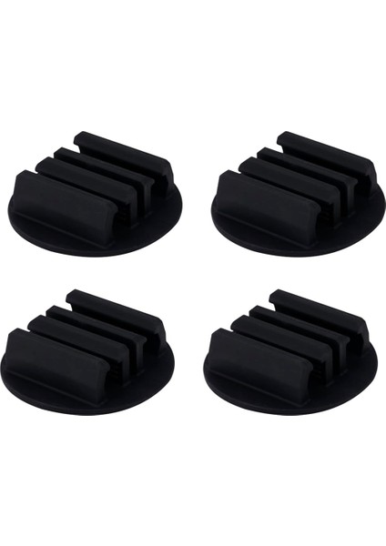 4 Adet Yapışkanlı Silikon Kalemlik, Kalem Klipsi Seti, Masa, Pano ve Diğer Düz Yüzeyler Için Kalemlik (Yurt Dışından)