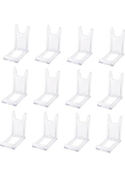 12 Fotoğraf Standı, Kitap Standı, Şeffaf Ayarlanabilir Stand, Plaka Sergileme Standı, Sanat Eserlerini Sergilemek Için Fotoğraf Çerçevesi Standı (Yurt Dışından)