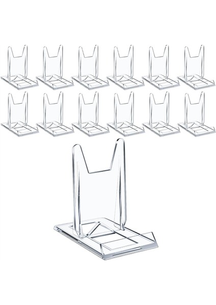 Ev Ofis Fotoğraf Albümü, CD Dergi, Kartpostal, Resim, Sanat Eseri Için 12'li Akrilik Kitaplık, Tablet Standı (Yurt Dışından)