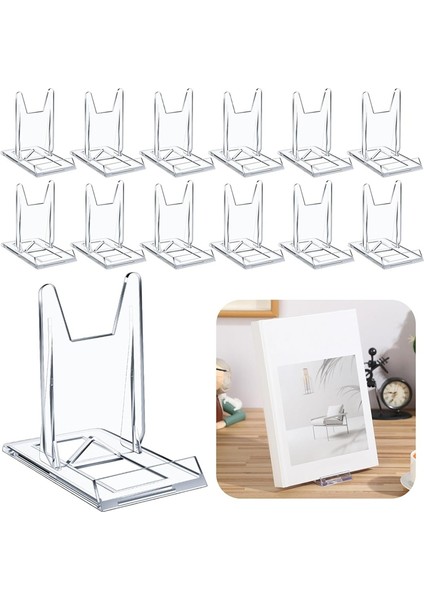 Ev Ofis Fotoğraf Albümü, CD Dergi, Kartpostal, Resim, Sanat Eseri Için 12'li Akrilik Kitaplık, Tablet Standı (Yurt Dışından) modelleri