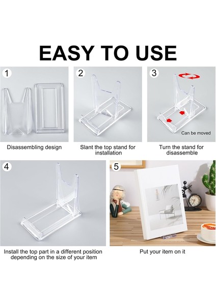 Ev Ofis Fotoğraf Albümü, CD Dergi, Kartpostal, Resim, Sanat Eseri Için 12'li Akrilik Kitaplık, Tablet Standı (Yurt Dışından) indirimleri