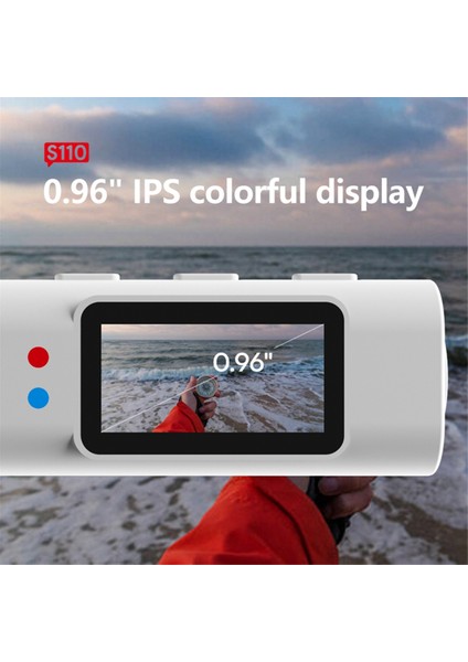 Fpv Gözlük Kamera 2.7k Giyilebilir Wifi Video Kamera Kamera 110° Geniş Açı Lens App Kontrollü Aksiyon Kamerası Siyah (Yurt Dışından)