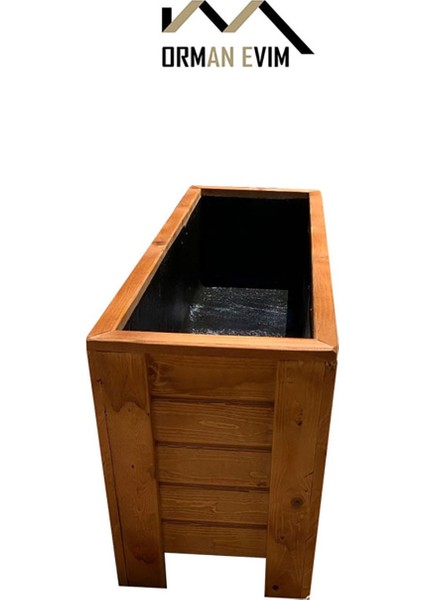 Ahşap Dekoratif Dış Mekan Saksı 30x100x50 fiyatları