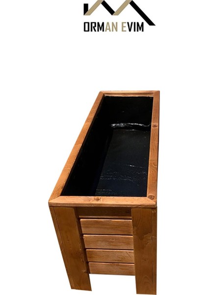 Ahşap Dekoratif Dış Mekan Saksı 30x100x50 fırsatları
