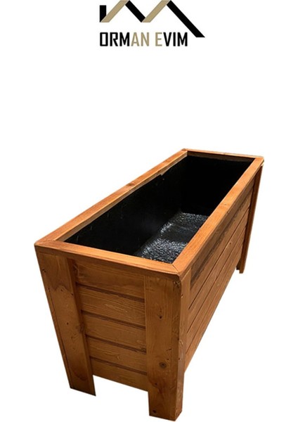 Ahşap Dekoratif Dış Mekan Saksı 30x100x50 indirimleri