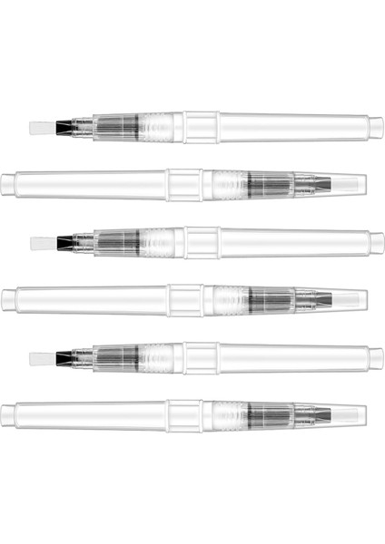 6 Adet Kalem Tipi Zarf Nemlendiricisi Naylon Fırça Başlı Damga Nemlendiricisi Posta Nemlendiricisi Islatıcı Rulo (Yurt Dışından)