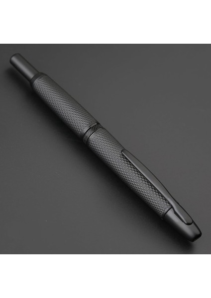 Geri Çekilebilir Dolma Kalem, 0,4 mm Ekstra Ince Uçlu Metal Izgara Mürekkepli Kalem, Okul Ofis Malzemeleri Için Klipsli, Gümüş-Gri (Yurt Dışından) fırsatları