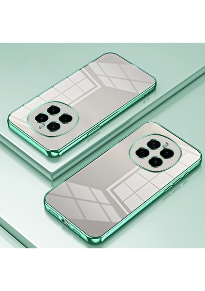 Honor Magic7 5g Kılıf Galvanik Çerçeve Yumuşak Tpu Telefon Kılıfı-Yeşil (Yurt Dışından) indirimleri