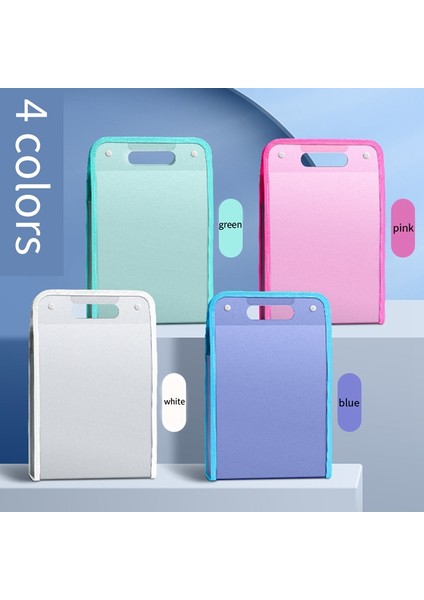 4 Adet A4 Dosya Klasörü, Öğrenci ve Iş Amaçlı Taşınabilir 13 Cepli Saplı Dikey A4 Dosya Düzenleyici (Yurt Dışından) fırsatları