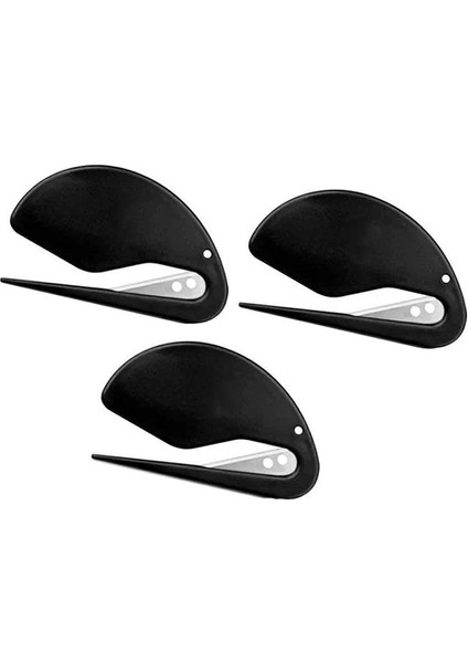 Mektup Açacağı Zarf Kesici Bıçaklı Posta Bıçağı Mektup Açacağı Film Kesici Yatak Açacağı Halat Kesici 3 Adet (Yurt Dışından)