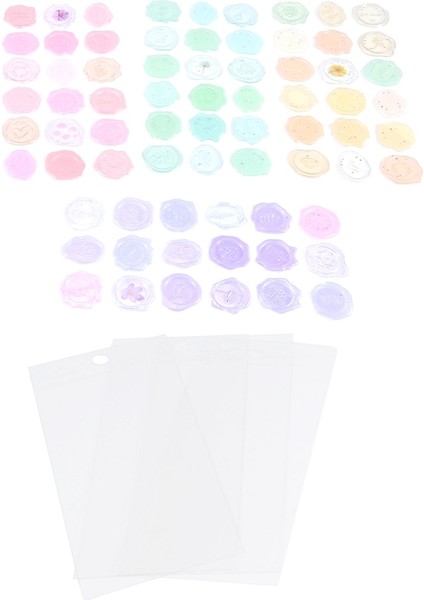 4 Yaprak Balmumu Mühür Damgası Çıkartmalar Kendin Yap Scrapbooking Günlük Planlayıcı Süslemeler Kırtasiye Zarf Sızdırmazlık Etiketleri (Yurt Dışından) modelleri