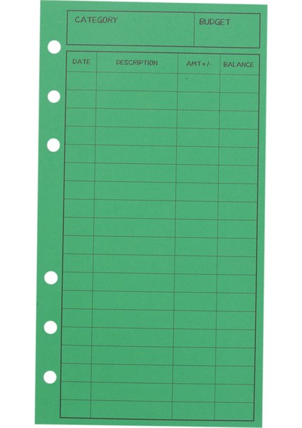 12 Bütçe Zarfı, Kart Nakit Zarf Sistemi, Para Tasarrufu, Çeşitli Renkler, Dikey Düzen ve Delikli (Yurt Dışından)