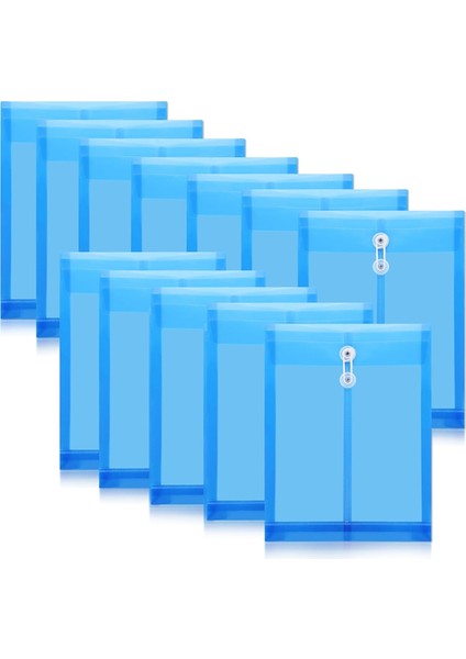 12'li Paket Düğmeli ve Ipli Bağlamalı Zarflar, Genişletilebilir Dosya Düzenleyici Belge Klasörleri, Okul Ofisi ve Ev Için (Yurt Dışından)