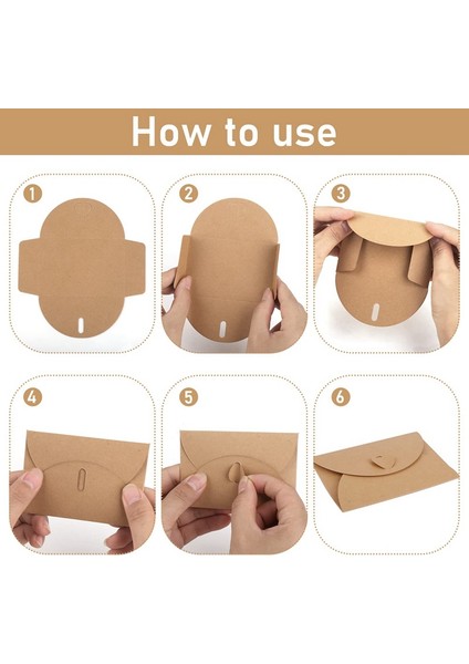 100 Adet Kraft Mini Zarflar Kahverengi Kraft Zarflar Hediye Kartları ve Kartvizitler Için 17,5X11 cm (Yurt Dışından) modelleri