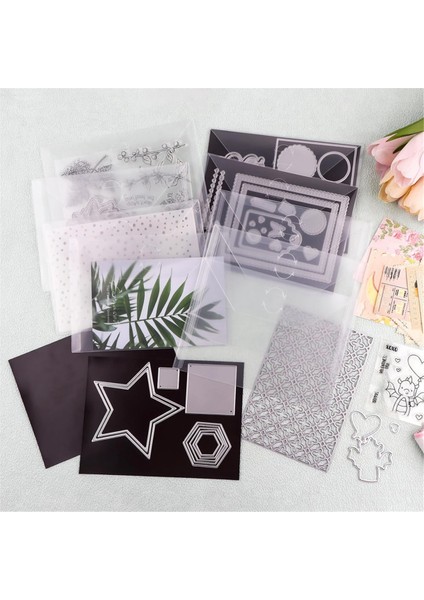 50 Adet 7x5 Inç Saklama Zarfı, Şeffaf Damga Için Yeniden Kapatılabilir Plastik Zarf Cepli Saklama Çantası, Scrapbook Kağıdı (Yurt Dışından) fırsatları